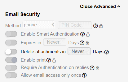 Trustifi Settings