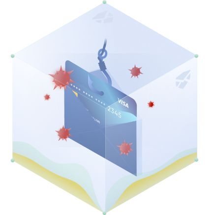 credit card in a box