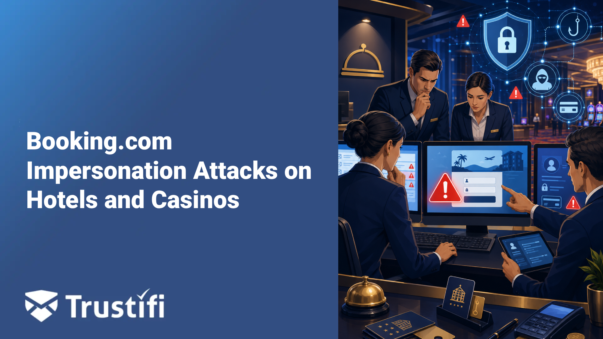 How Booking.com Impersonation Attacks Are Putting Hotels and Casinos at Risk of Credential Theft and Financial Fraud