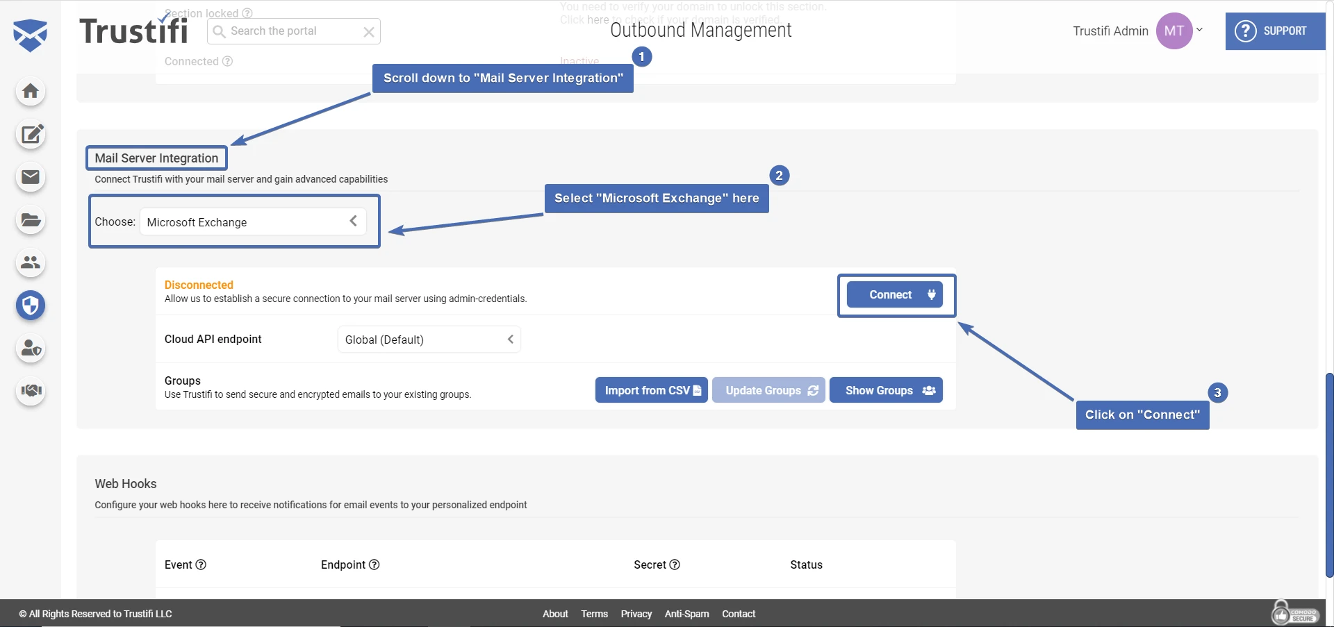 Connecting to Exchange